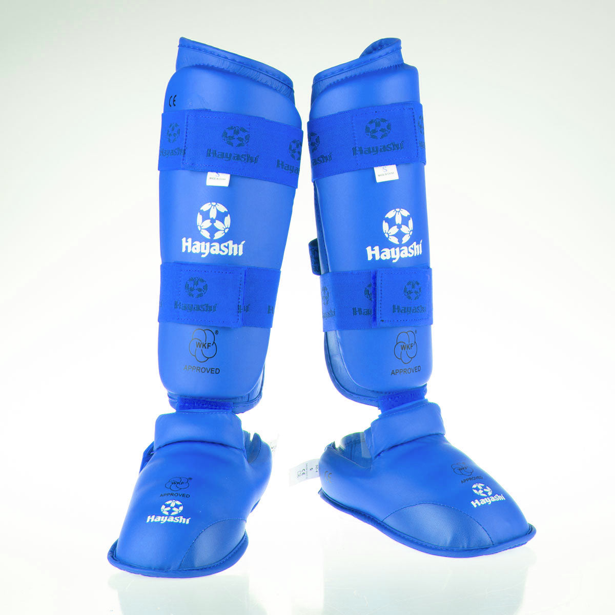 Karate Kickprotector - Instep y Shin WKF - Azul, 343-6n