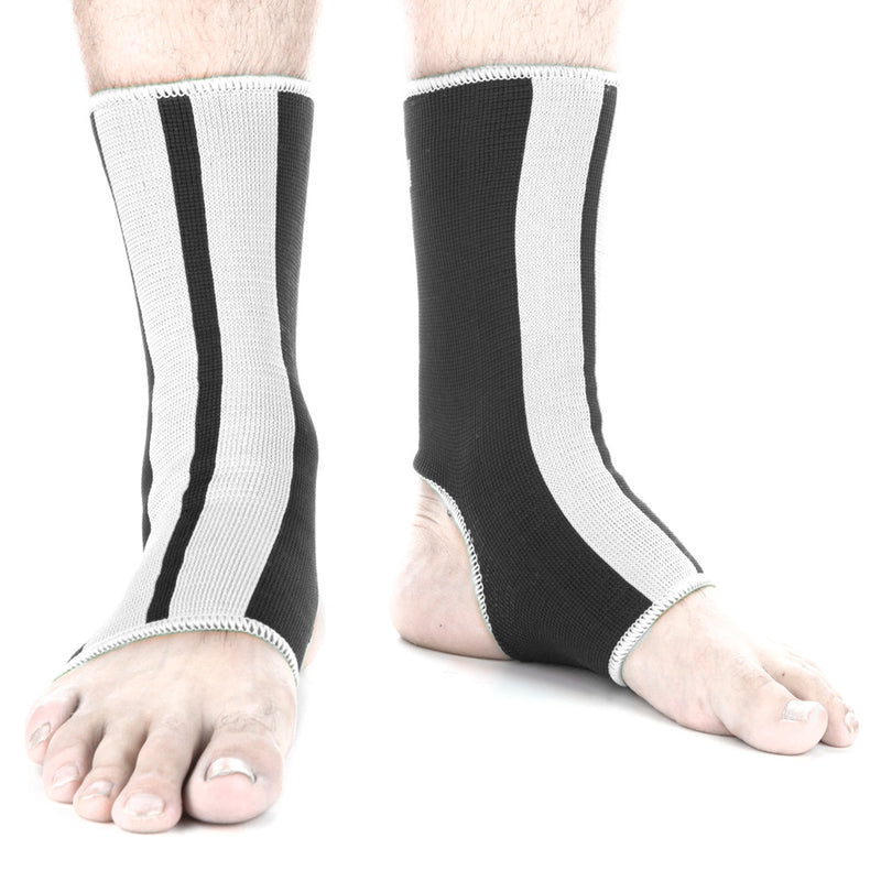 Fighter Ankle Support - black/white, FAS-01