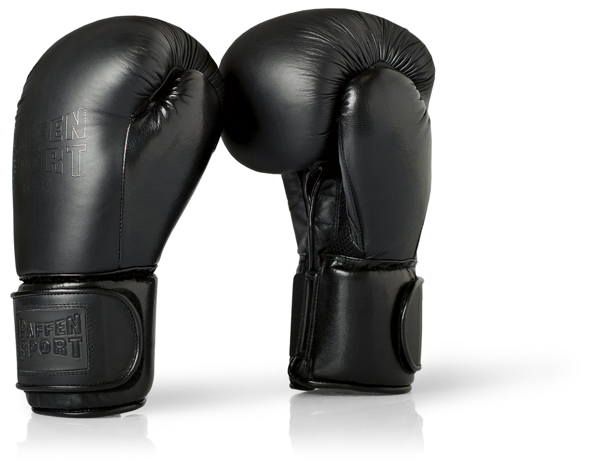 Guantes de boxeo de Paffen Sport Logotipo negro - Negro, 2143010