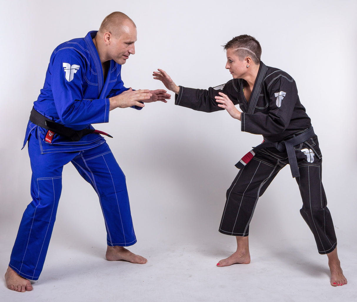 Fighter BJJ Ripstop Gi Rip Stop - bleu, BJJBLU-04