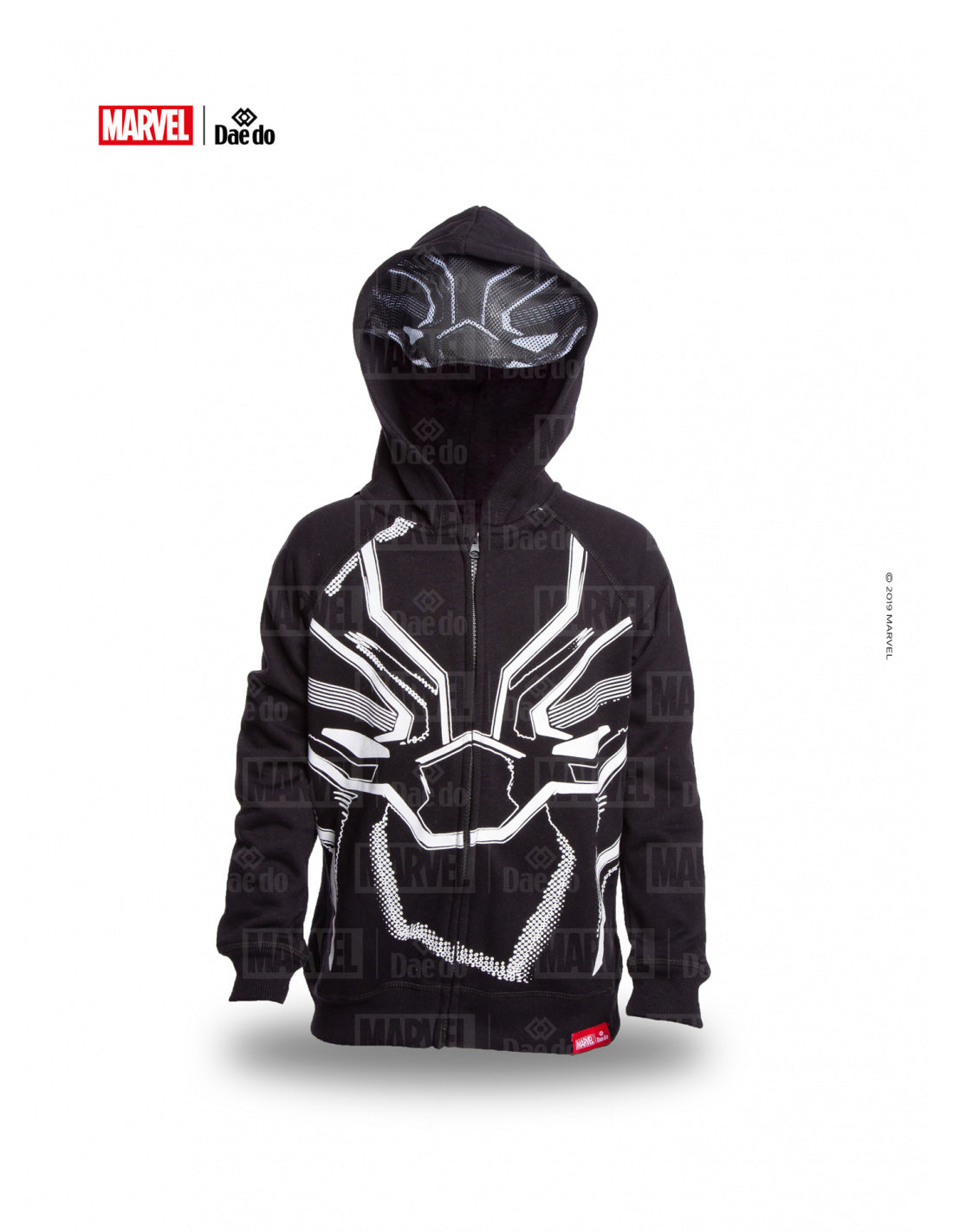 Daedo Hoodie con Mask Black Panther - Negro, Marv50621
