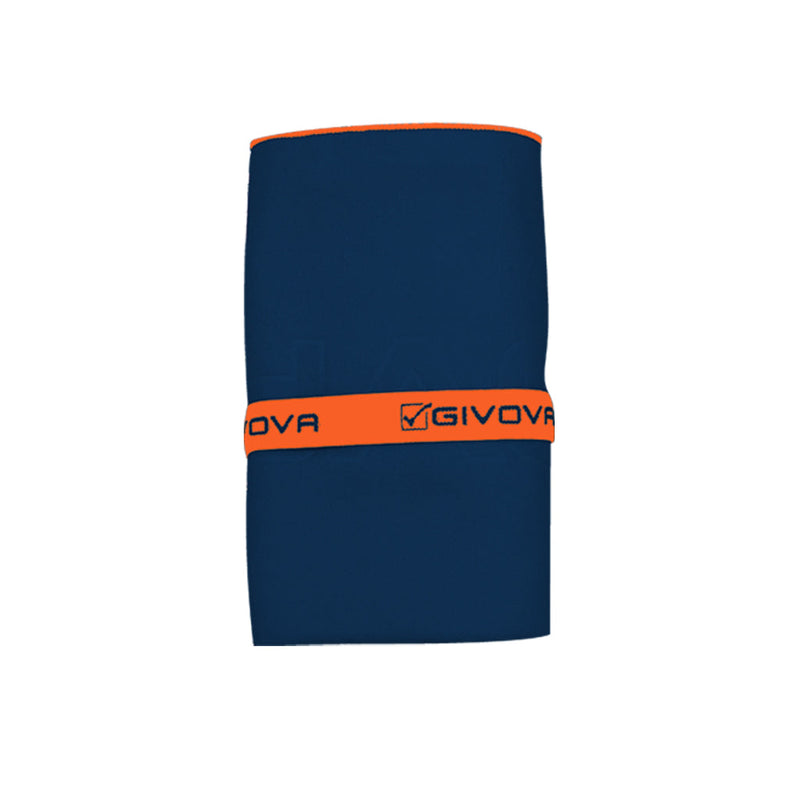 Givova Microfiber Towel - dark blue/orange