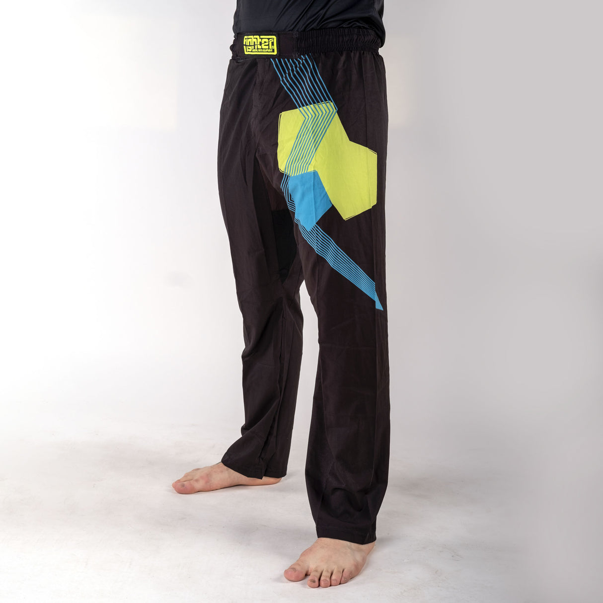 Fighter-Hose – FIGHT – schwarz/blau/grün, FF-P003BBY