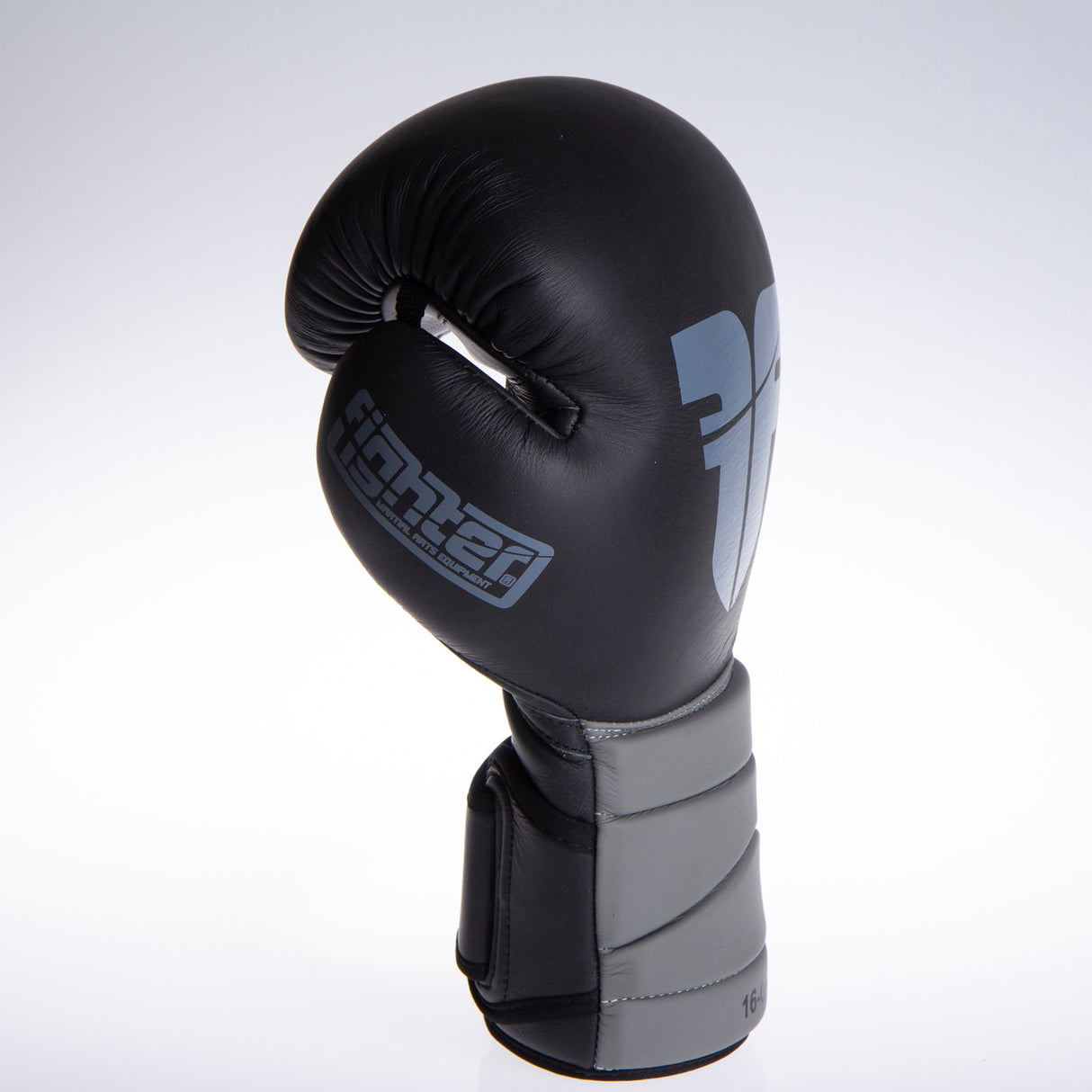 Gants de boxe Fighter Sparring - noir/gris, FBG-002-BG