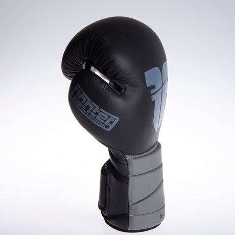Gants de boxe Fighter Sparring - noir/gris, FBG-002-BG