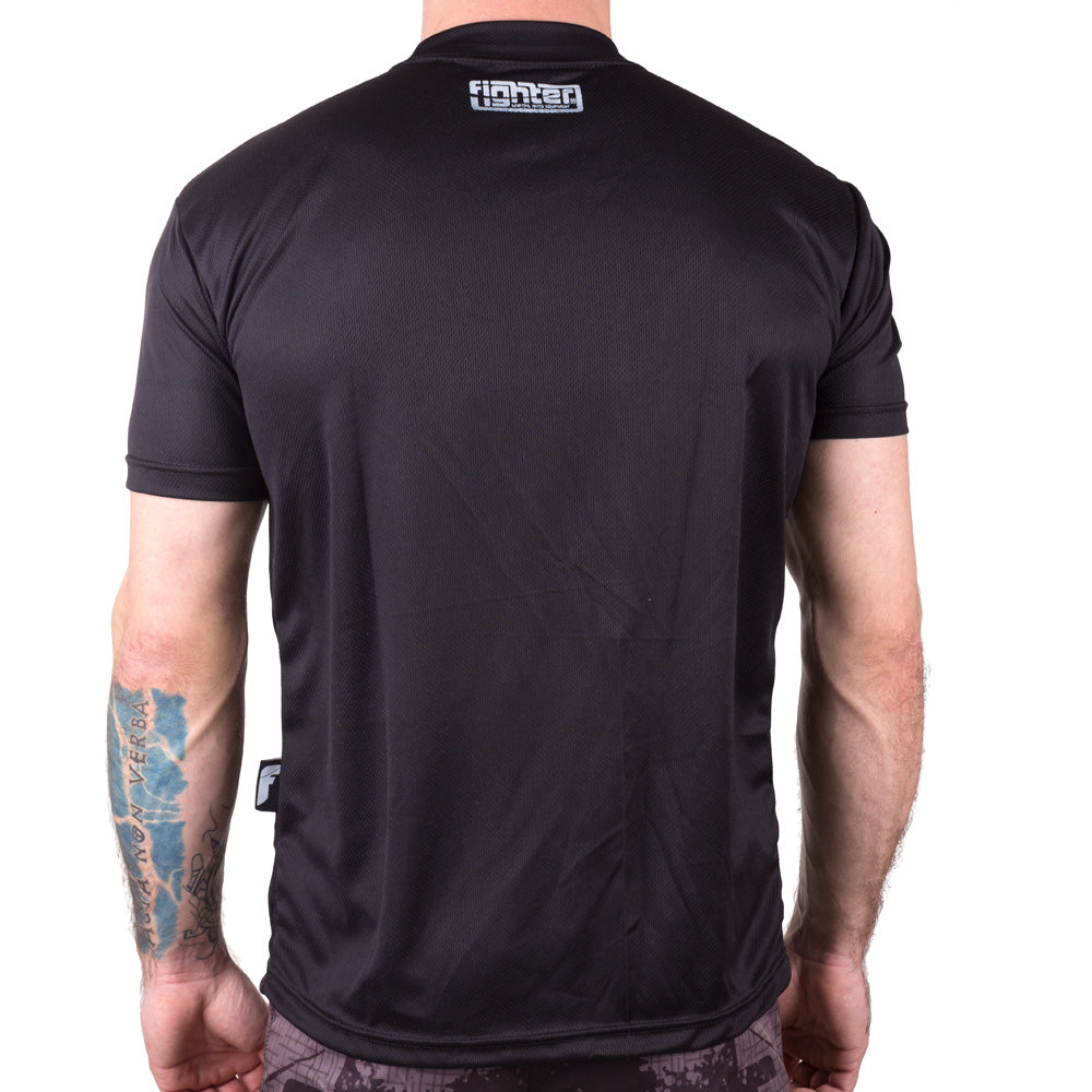 Camiseta de entrenamiento de combate-negro, FTSC-01