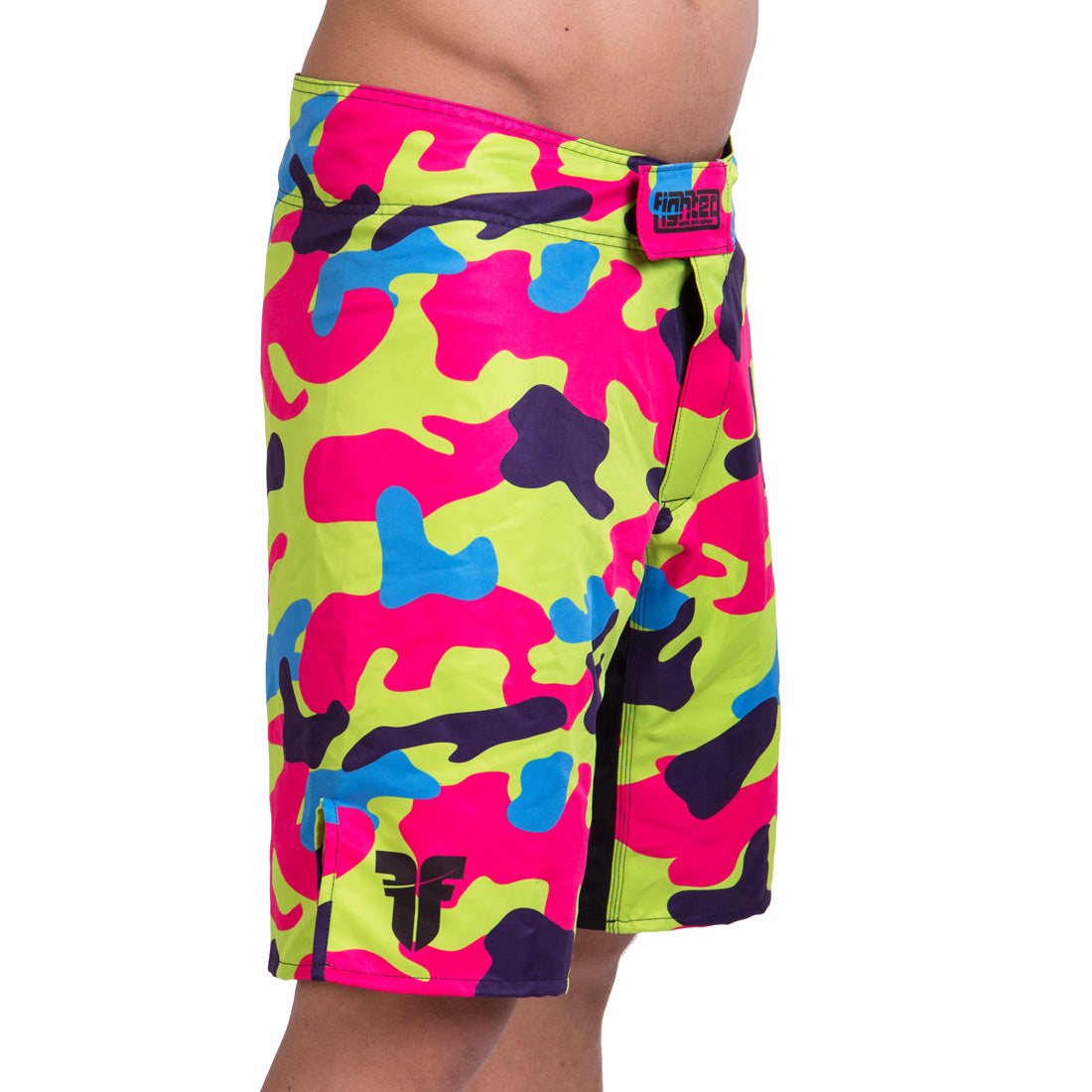 Fighter MMA Shorts - camo color mix, FSHM-07
