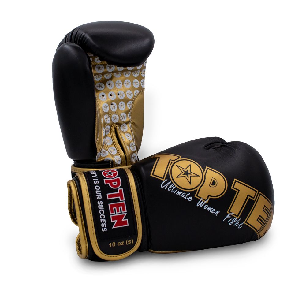 Gants de boxe Top Ten Women Fight - noir/or, 2242-92