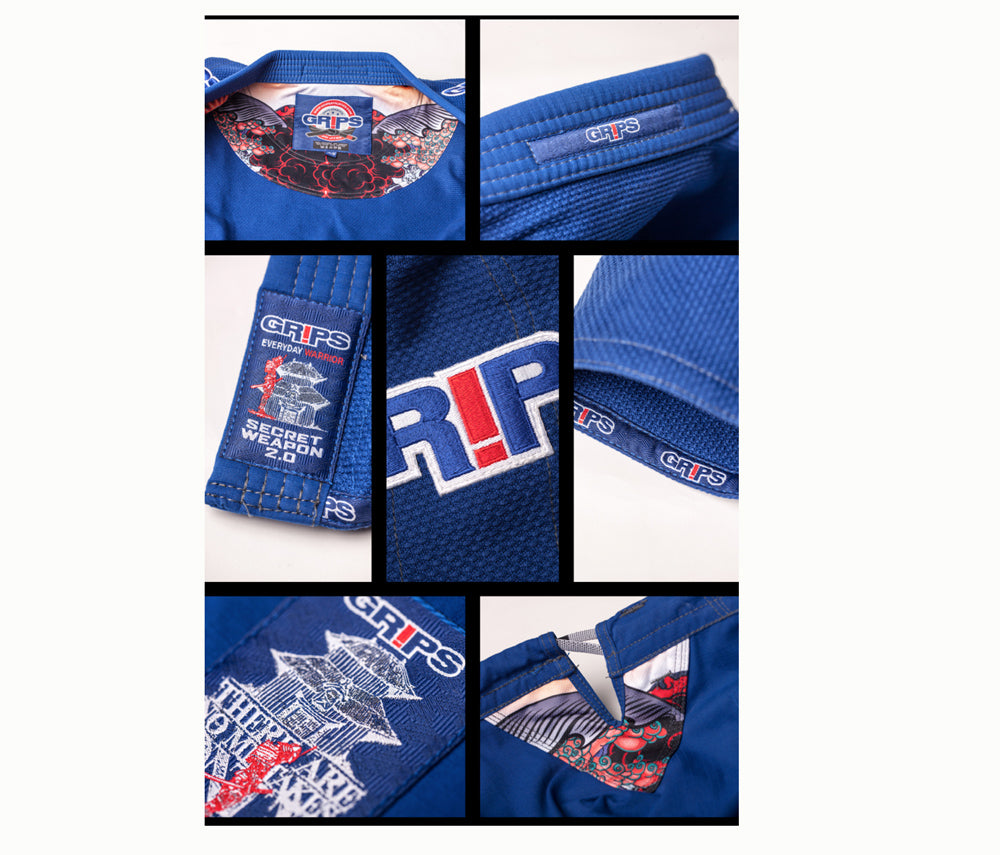 Kimono Grips Secret Weapon 2.0 - royal-blue, GR0002