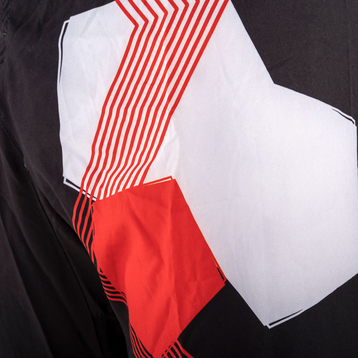 Fighter-Hose – FIGHT – schwarz/rot, FF-P002BRW