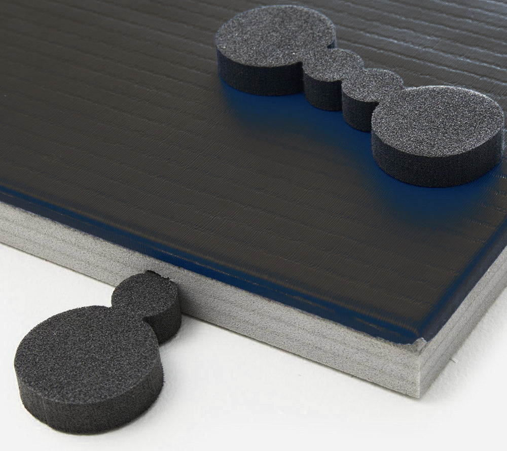 Tatami de judo Trocellen I-TIS Entraînement 2x1 m - noir 5 cm