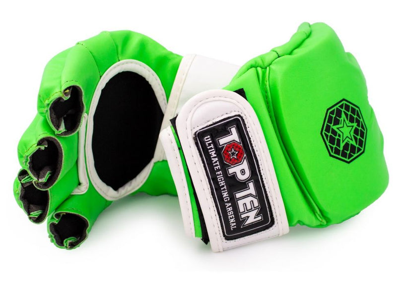 Top Ten MMA Gloves Striking C-Type - green/white, 23351-51