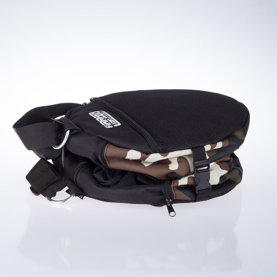 Bolsa de gimnasio de Fighter Roll - Negro/Camo, FSB -06
