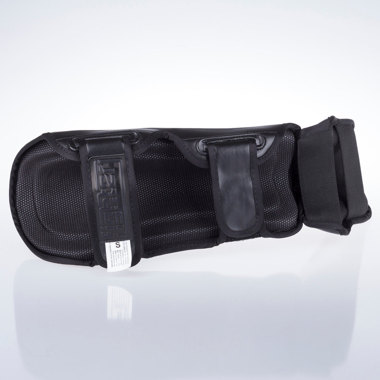 Fighter Shinguards Thai Ergo - black/white, FSG-004BW