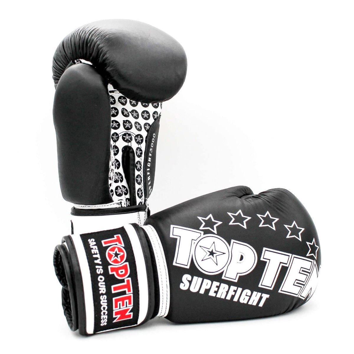 Top Ten Gants de Boxe Superfight Stars - noir/blanc, 20411-9