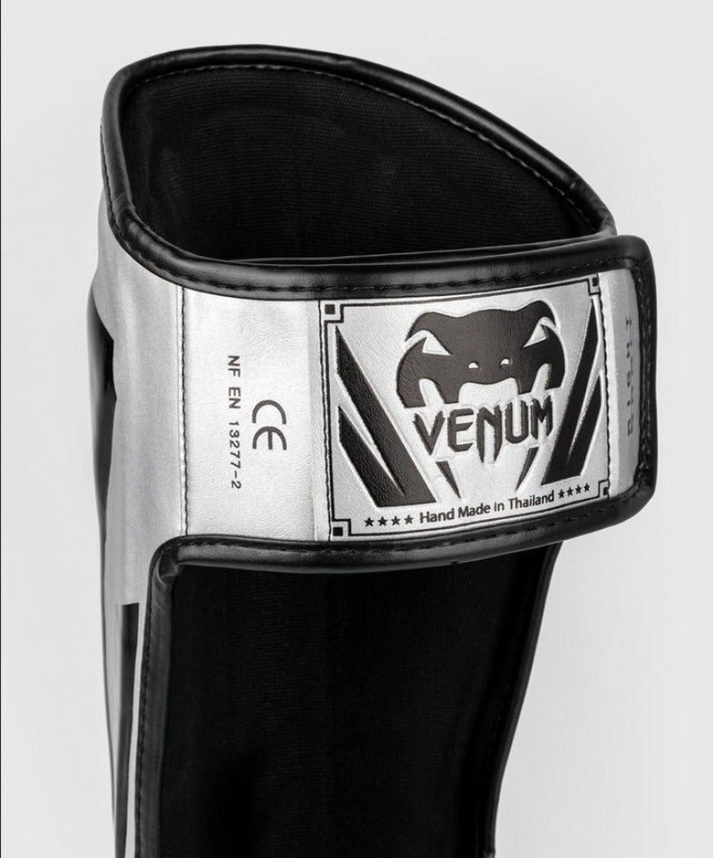 Venum Shinguards Elite Standup - silver/black