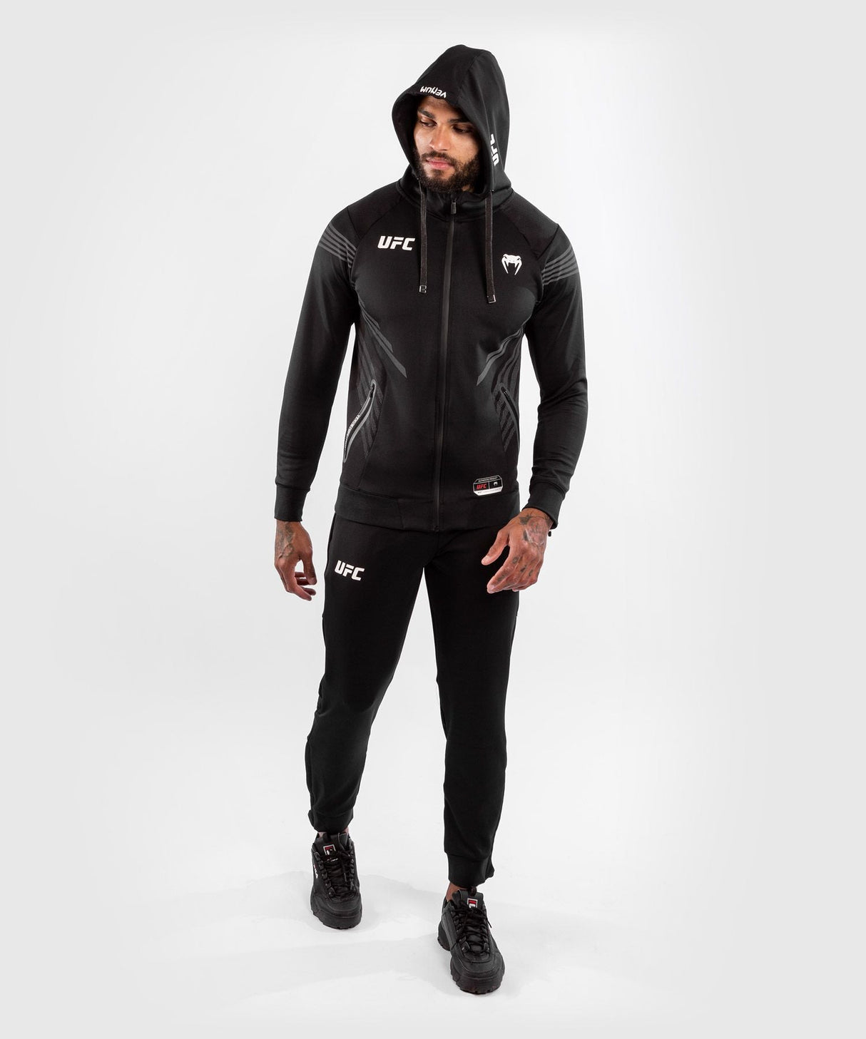 Sweat à capuche Venum UFC Authentic Fight Night - noir