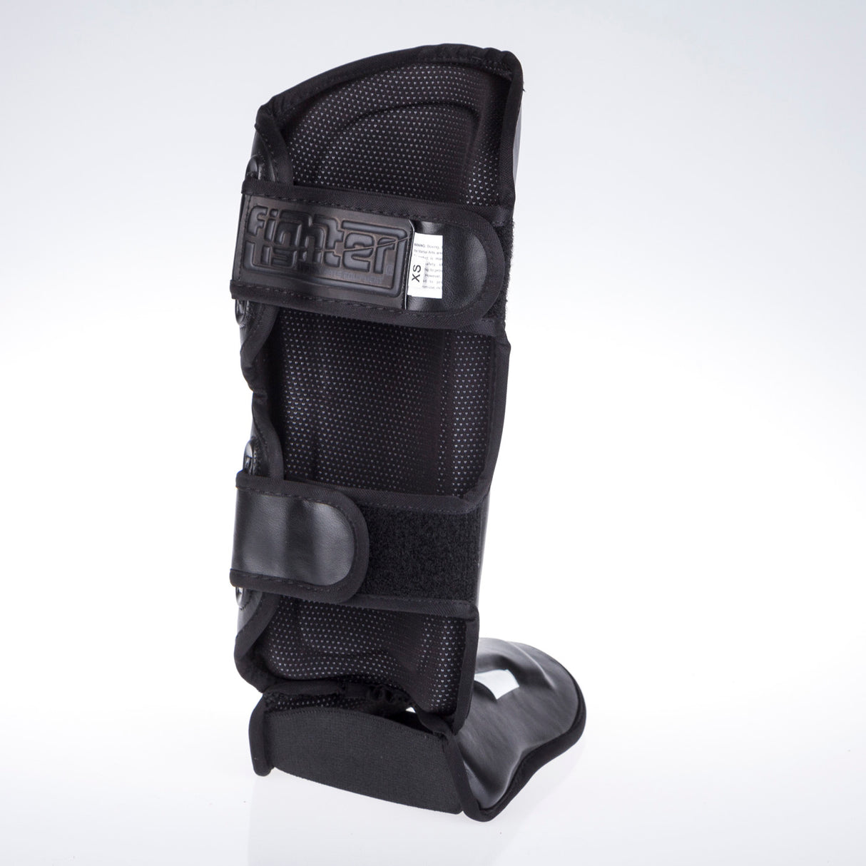 Fighter Shinguards Thai Ergo - black/white, FSG-004BW