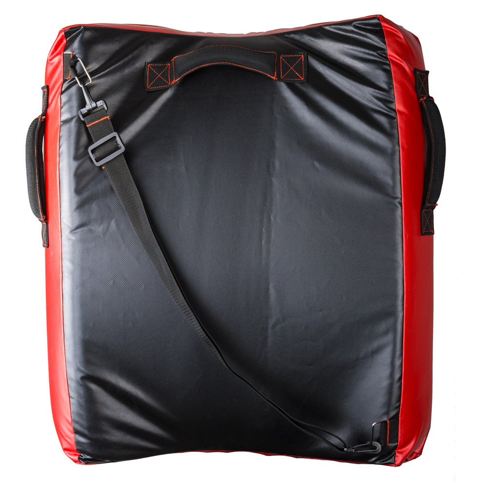 Bouclier de frappe/coup de pied de combattant - noir/rouge, FKPS-01