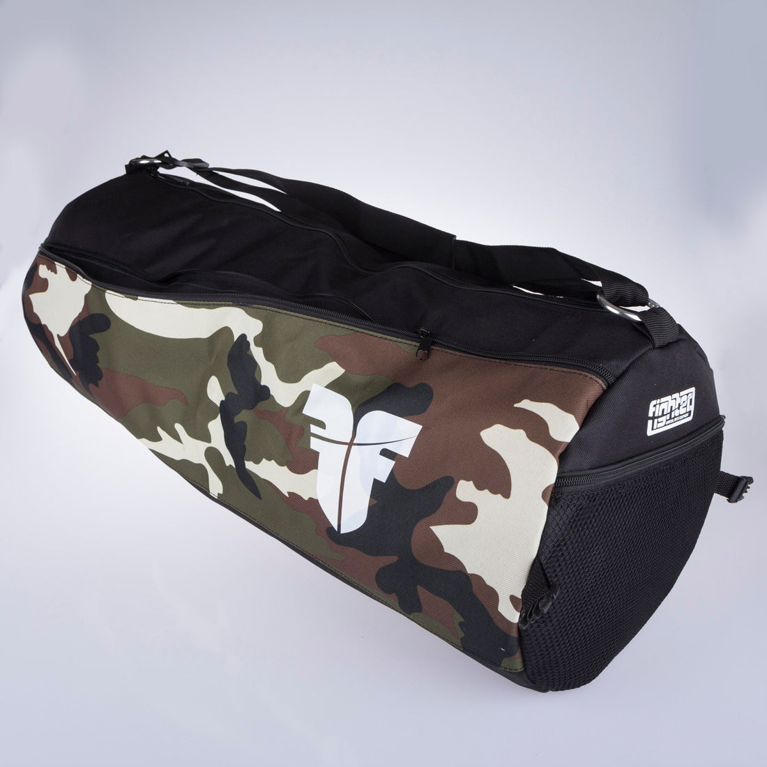 Bolsa de gimnasio de Fighter Roll - Negro/Camo, FSB -06