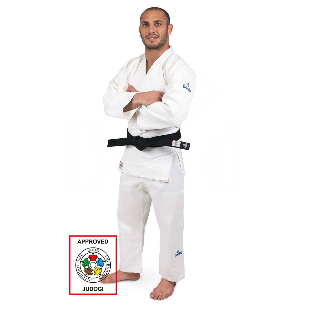 Daedo Slim Fit IJf Judogi - White, Judo2003
