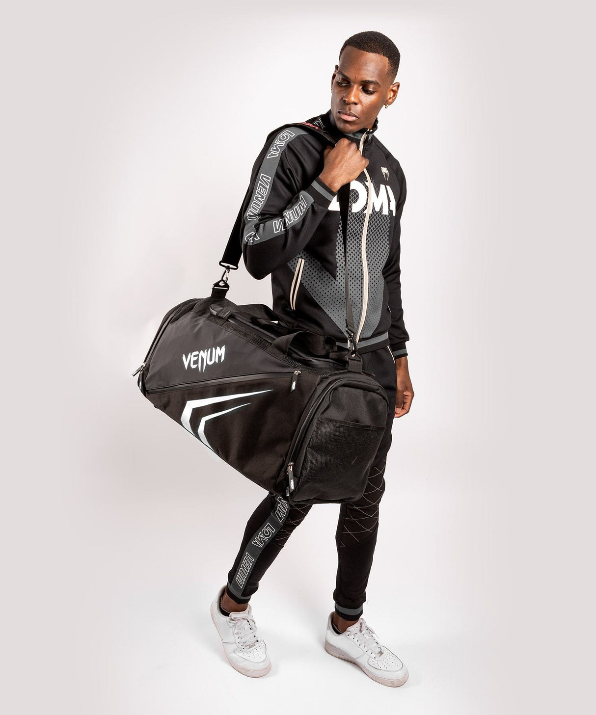 Venum Trainer Lite Evo Sports Bag - Black/White