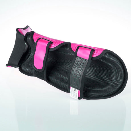 Fighter Shinguards Thai Ergo - Neon Pink/Black, FSG -004NPB
