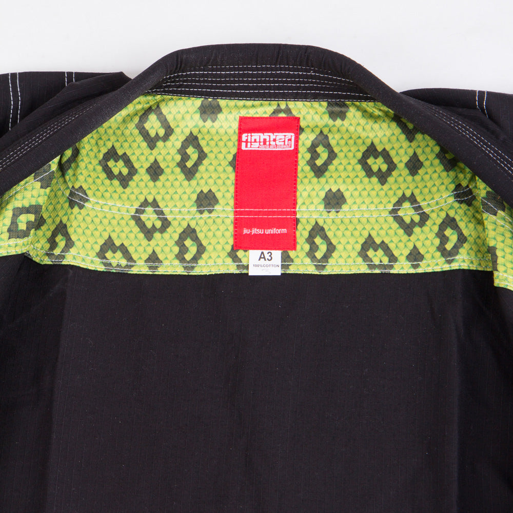 Fighter BJJ Ripstop Gi Rip Stop – schwarz, BJJBL-06