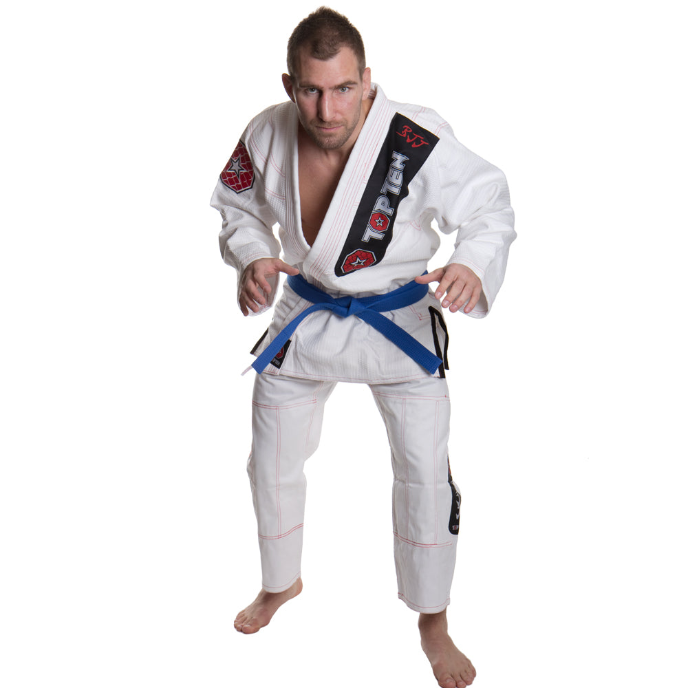 TOP TEN MMA BJJ Uniform – weiß, 1512-1