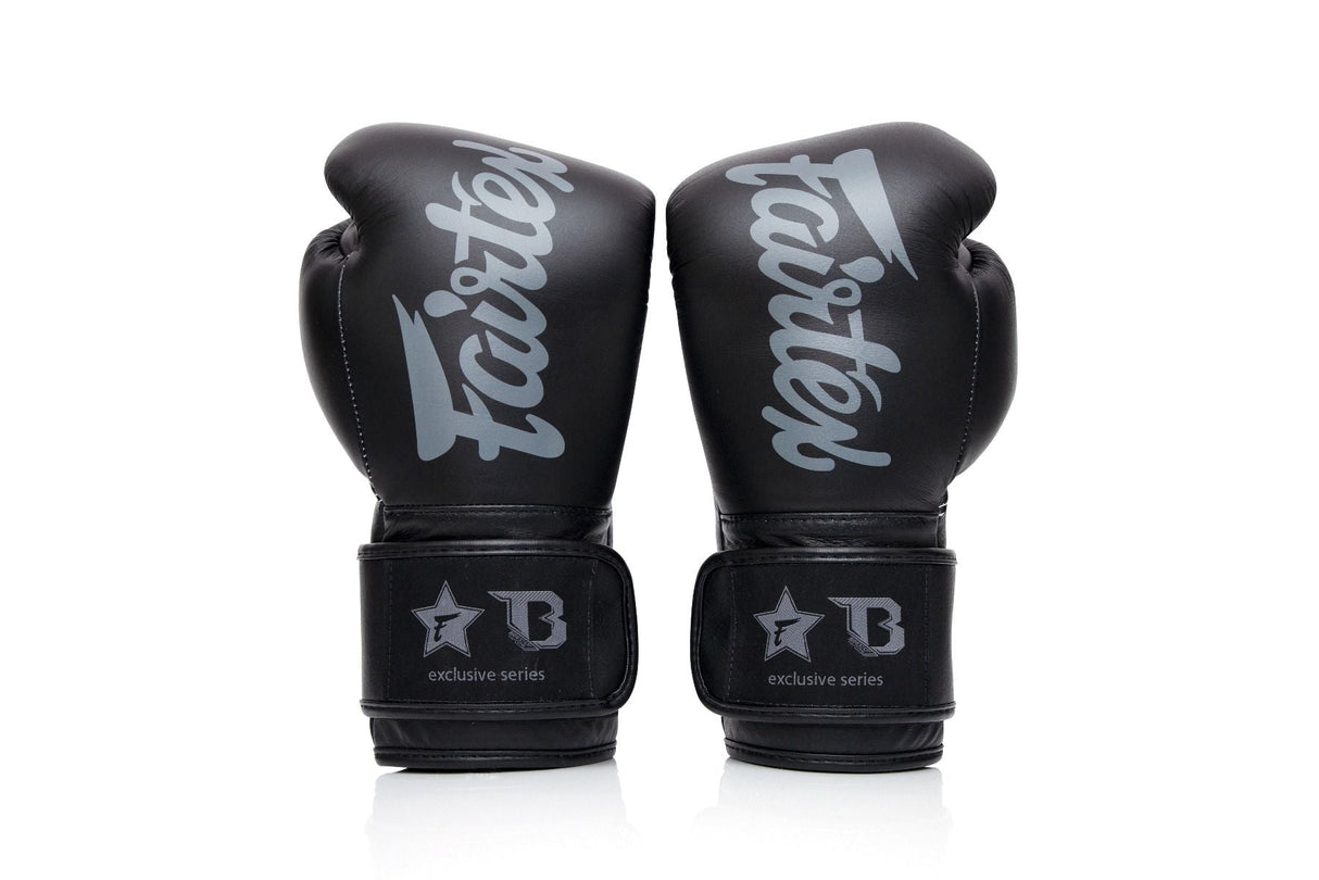 Gants de boxe Fairtex Booster Series - noir/gris