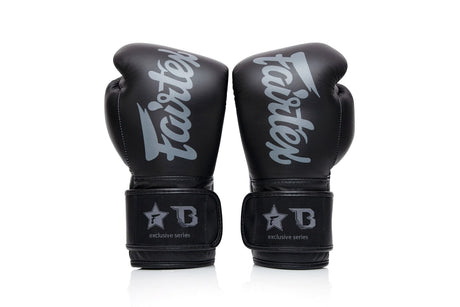 Fairtex Boxhandschuhe Booster-Serie – schwarz/grau