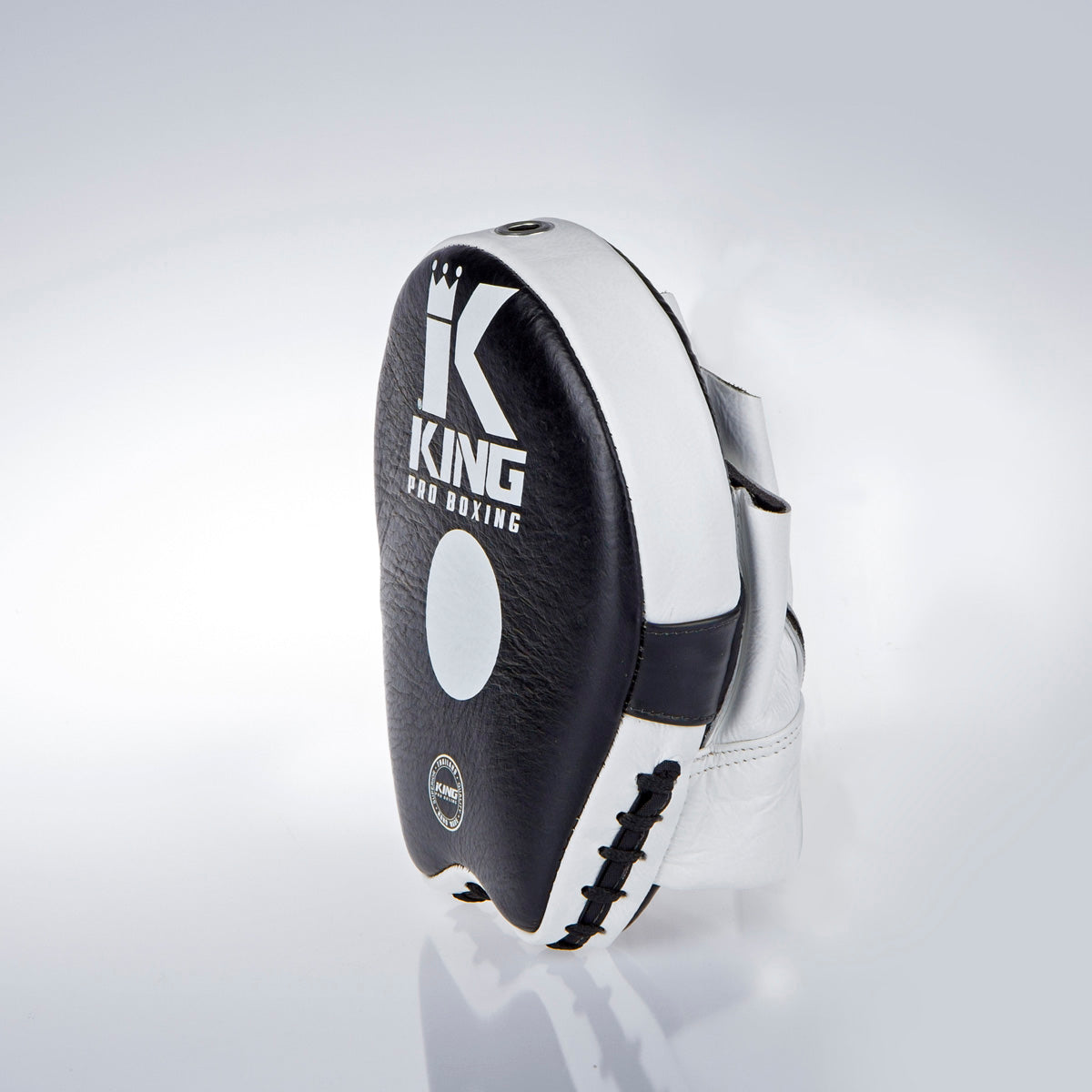 King Pro Boxing Small Focus Mitts - Schwarz/Weiß, KPB/BP -BLK/WHT