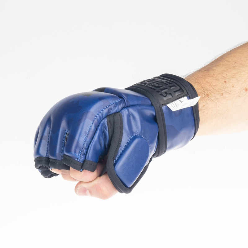 Fighter MMA Gloves Competition - blue camo, FMG-002CBU