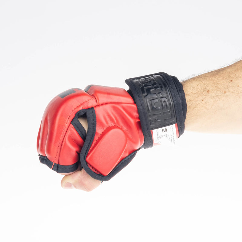 Fighter MMA Gloves Competition - red camo, FMG-002CRD