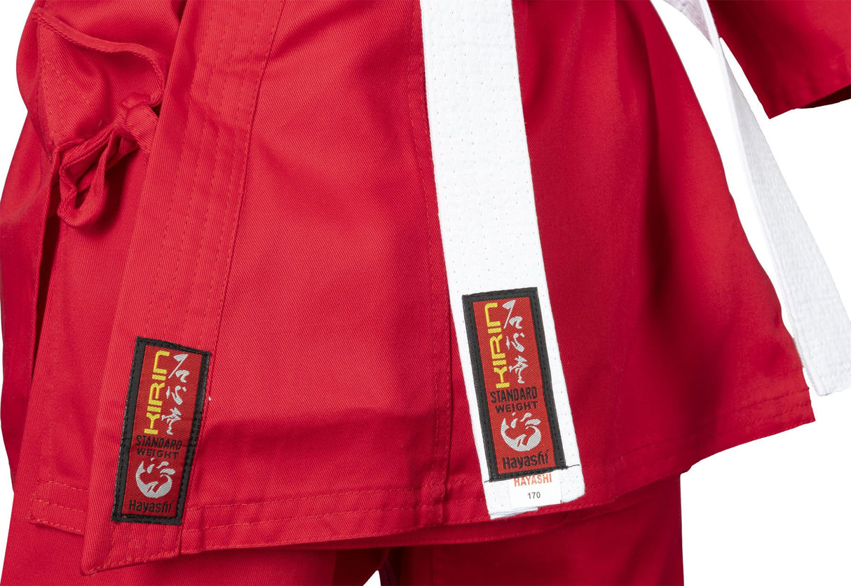 Hayashi Karate Gi KIRIN - rouge, 022-4