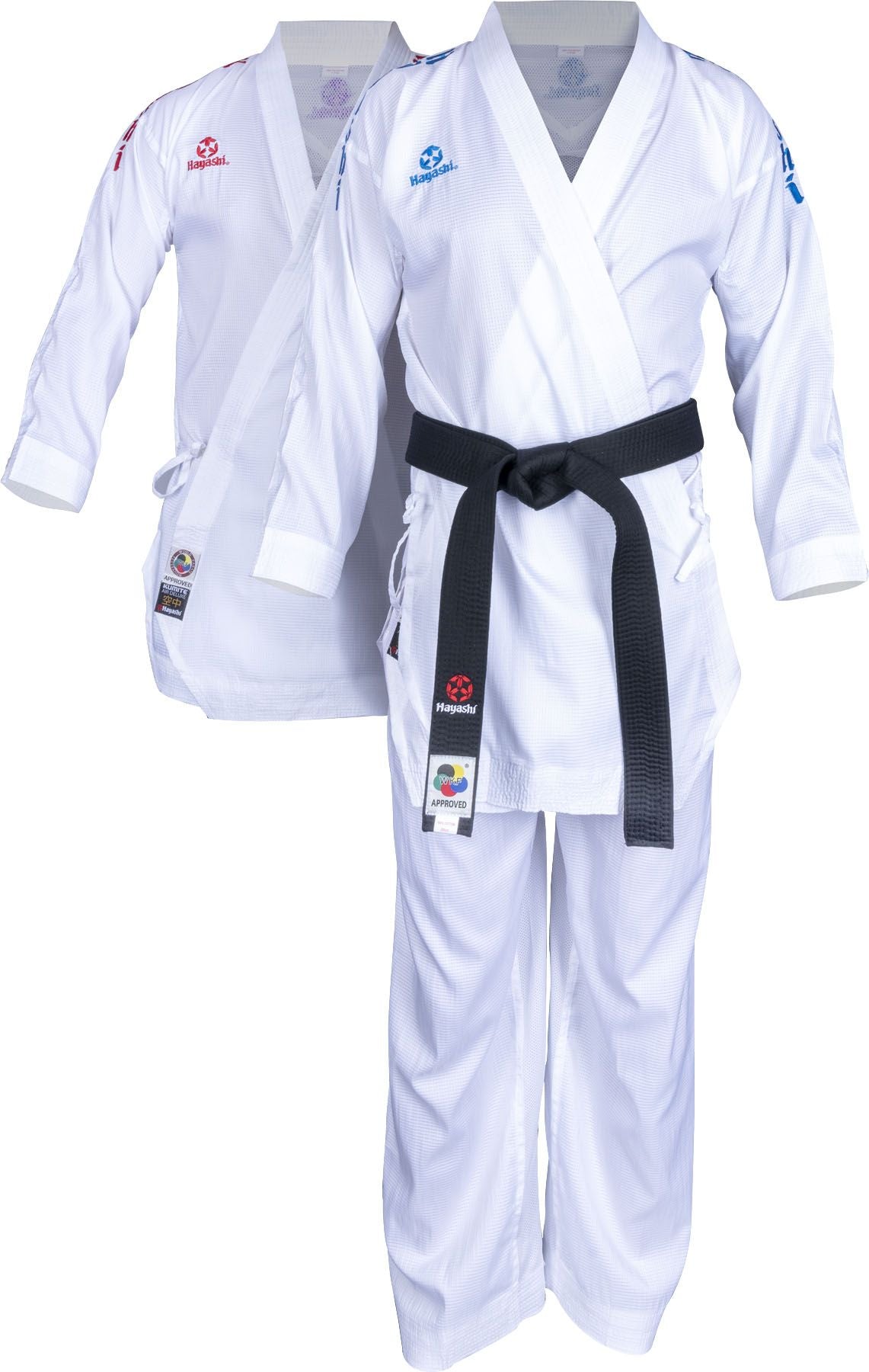 Hayashi karate -gi set "Air Deluxe Competition" - WKF aprobado - Rojo/Azul
