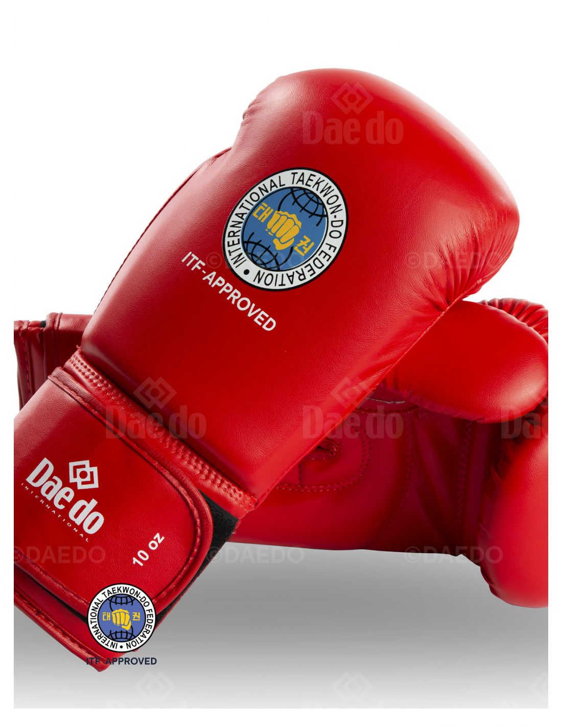 Gants de boxe Daedo ITF - rouge, PRITF2021