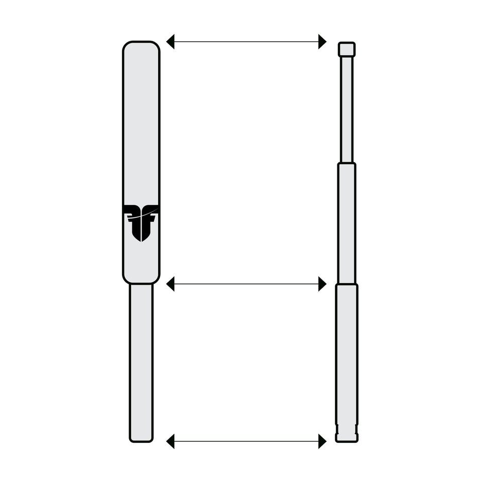 Fighter Training Baton - black