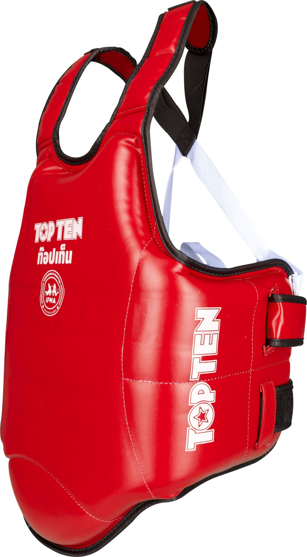 Top Ten IFMA Chest guard Jot Muay - red