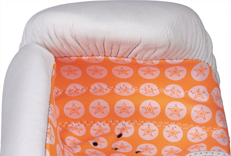 Gants de boxe TOP TEN Fight - blanc/orange, 20661-13