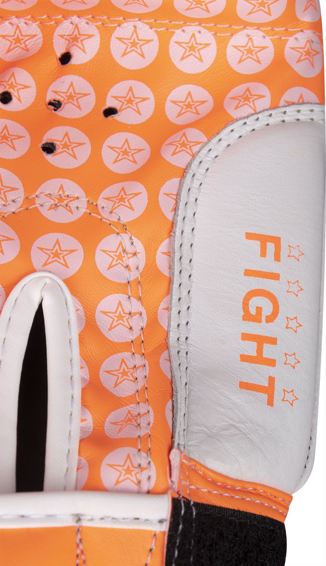 Gants de boxe TOP TEN Fight - blanc/orange, 20661-13