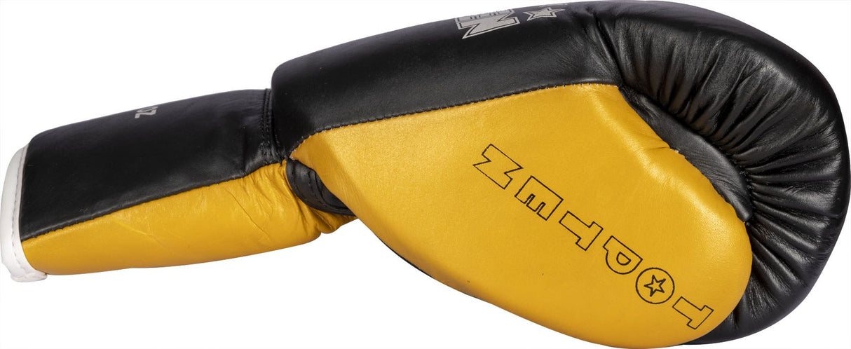 Top Ten Classic -Schnürboxhandschuhe - Schwarz/Gold