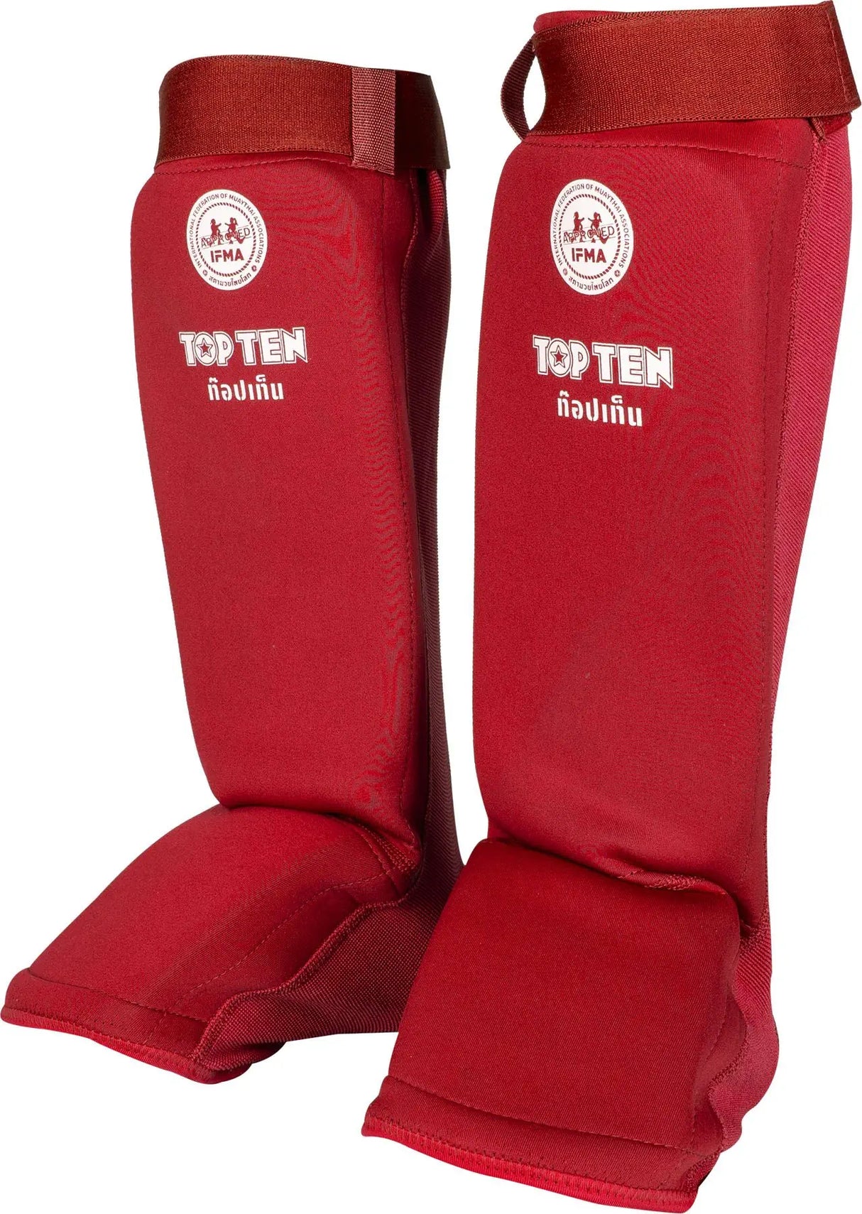 Top Ten IFMA Shin Guards Dae - red