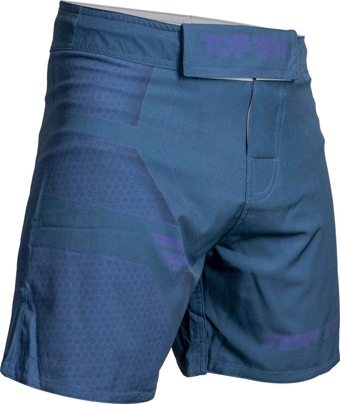 Short MMA Top Ten COMBat - bleu
