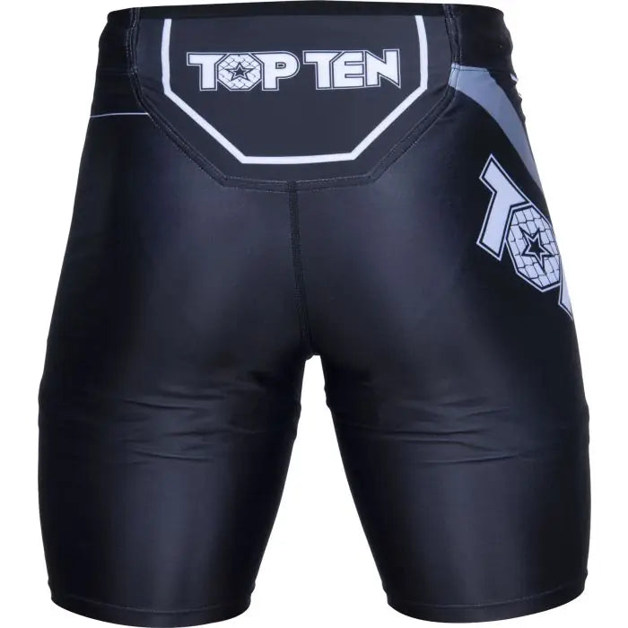 Short de compression Top Ten MMA "Fight Team" - noir, 18812