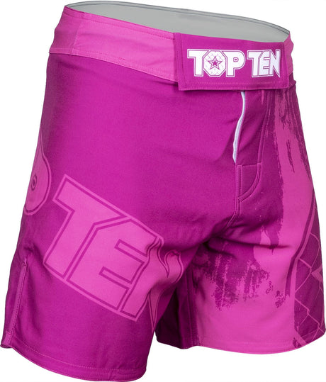 Top Ten MMA Shorts Power Ink - rose