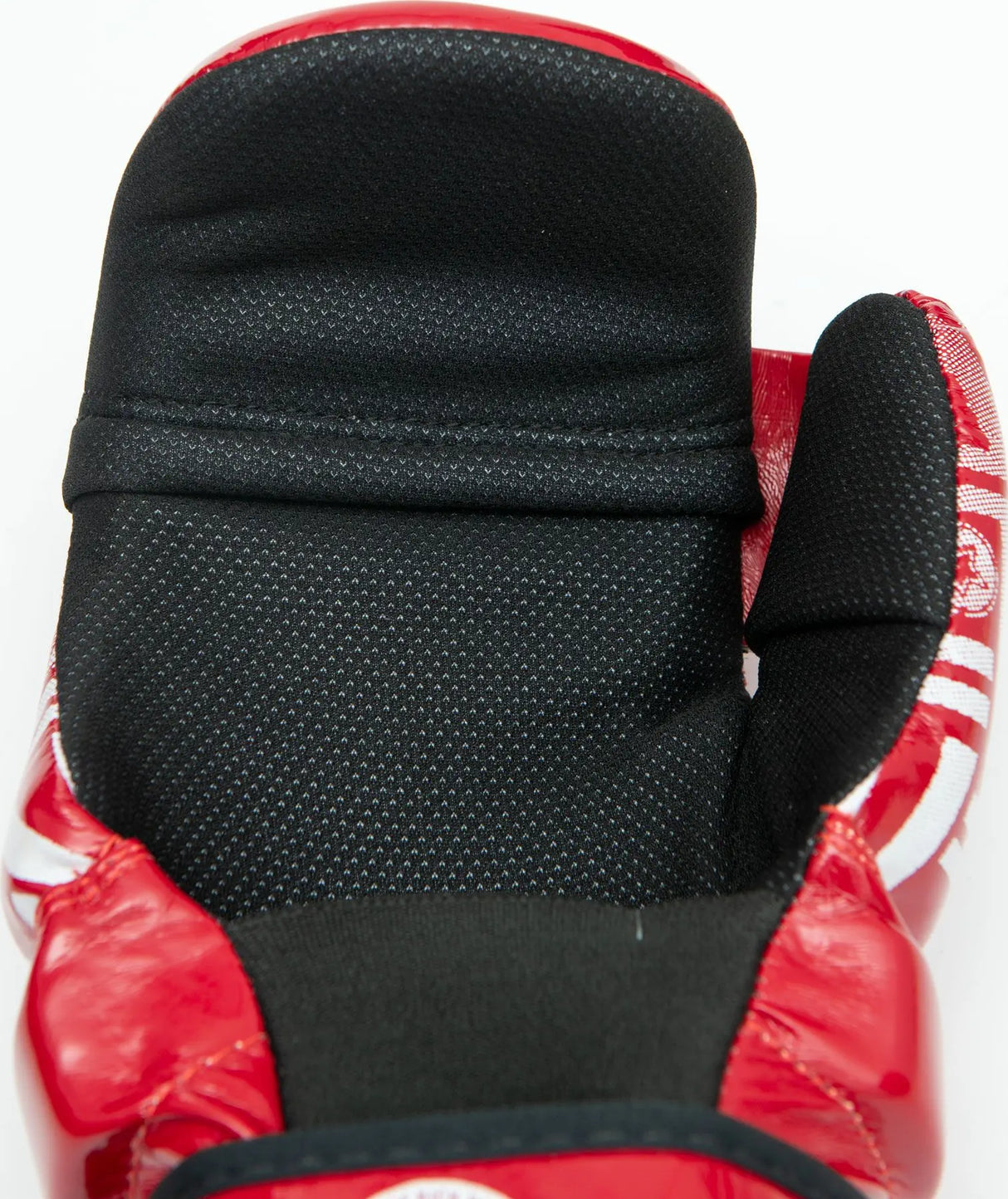 Top Diez guantes abiertos Bloque brillante - Rojo