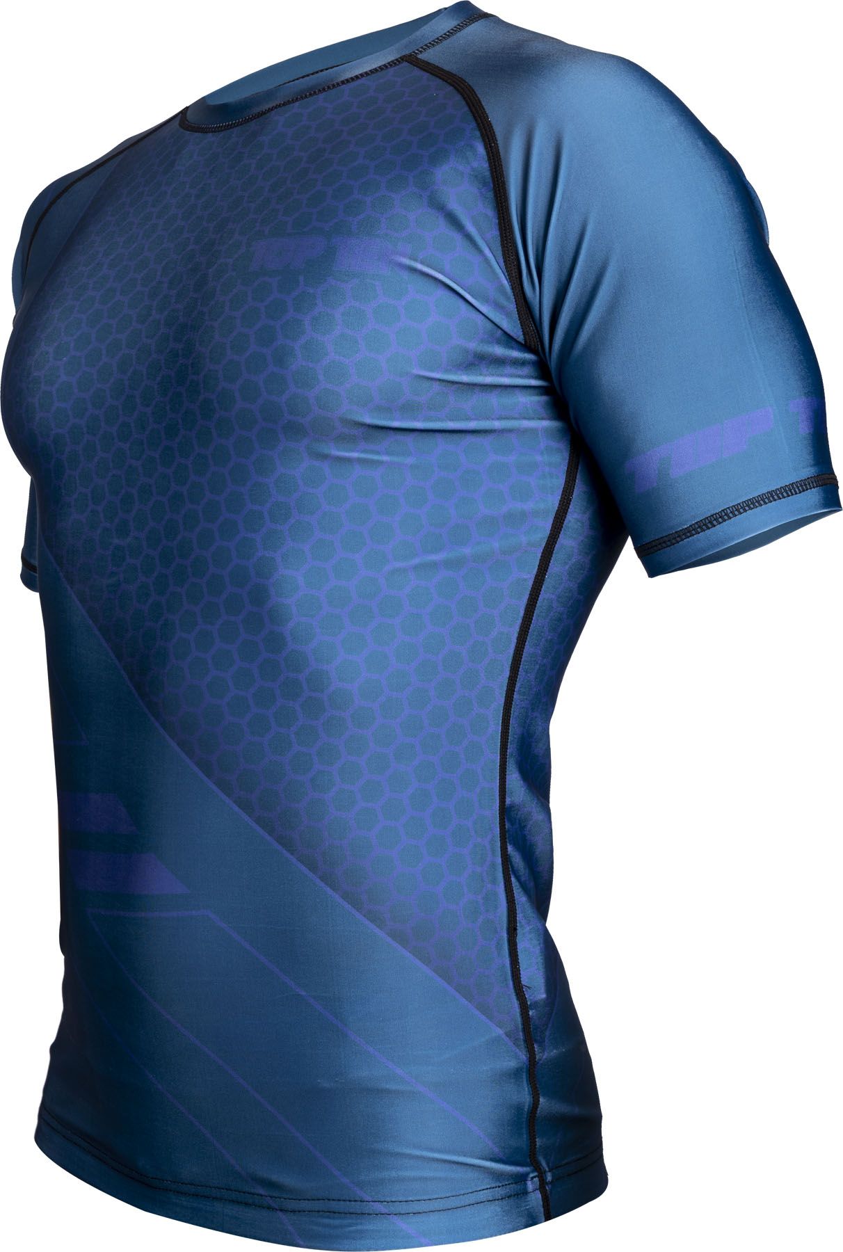 Rashguard Top Ten COMBat - bleu
