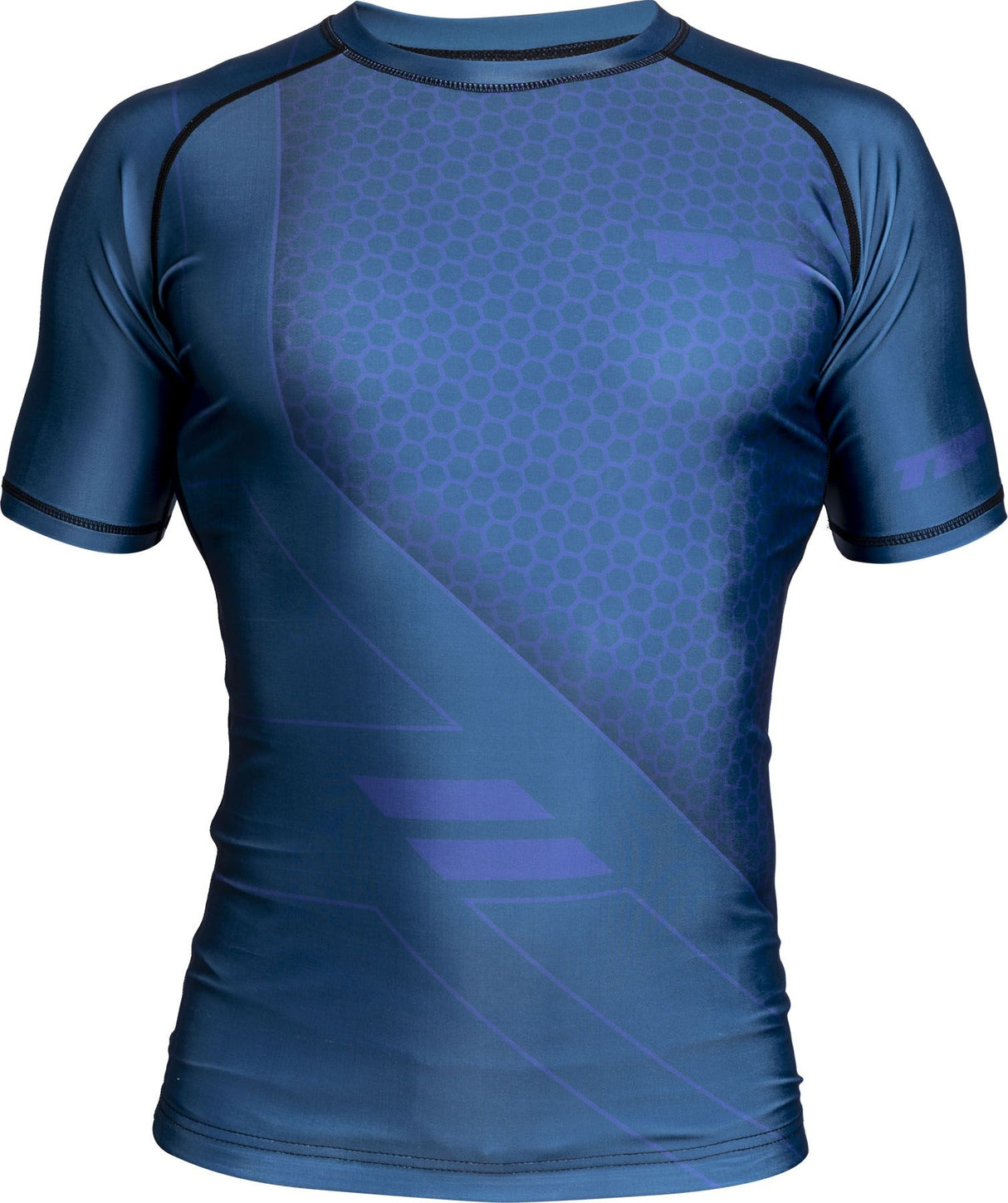 Rashguard Top Ten COMBat - bleu