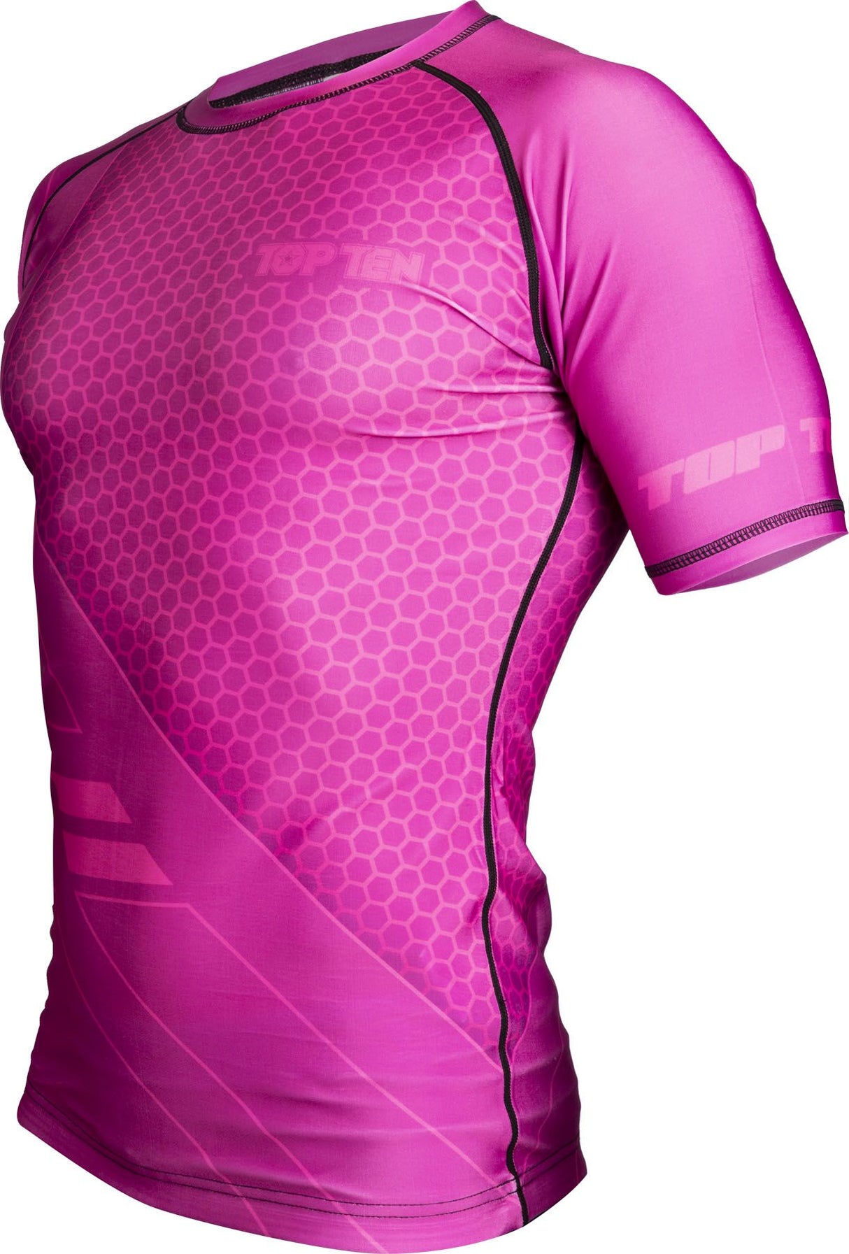 Top Ten Rashguard Combat - Pink